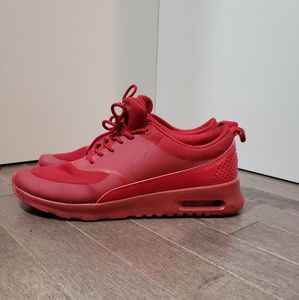 Nike shoes red plateform *new